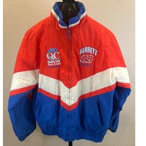 Dale Earnhardt Racing Jacket Ford QC Quality Care Racing Mens L